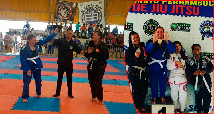Solidanense Iara Neyre conquista o ouro no 5º campeonato pernambucano de Jiu-Jitsu