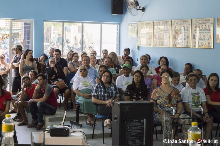 Solidaneses na câmara de vereadores durante a audiência