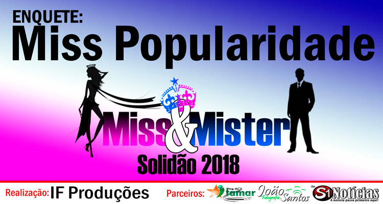 Votação para a Miss Popularidade Solidão 2018