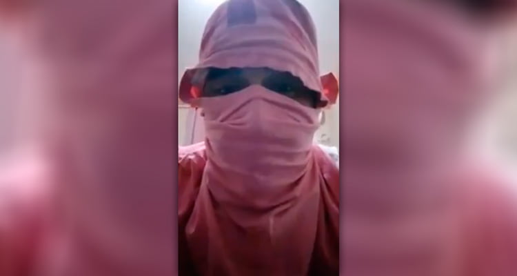 Imagem do vídeo em protestar contra a Compesa – Foto: Reprodução