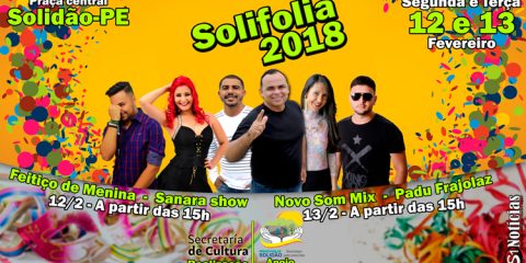 Banner do Solifolia 2018 – Foto: João Santos/S1 Notícias