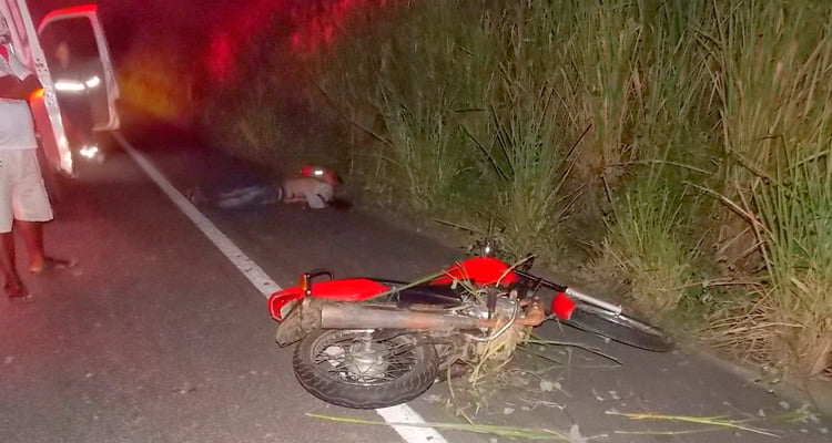 O carona não resistiu e faleceu no local do acidente – Imagem Ilustrativa – Foto: Reprodução  