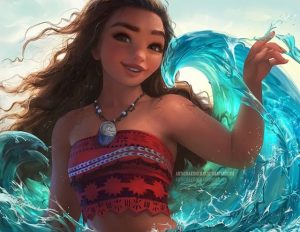 Moana - Por Sakimi Chan