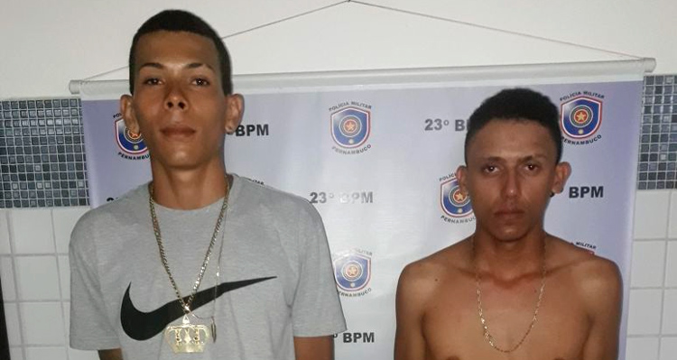 Um dos meliantes foi localizado e detido em frente à sua casa. O outro bandido confessou informando que adentrou na 'Lotérica' armado e anunciou o roubo.