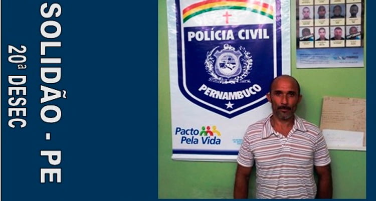 Polícia prende acusado de estupro de vulnerável em Solidão