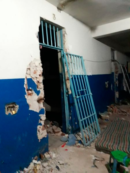 Rebelião na Cadeia Pública de Serra Talhada – Foto: Reprodução