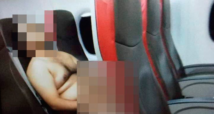 Jovem é preso após ver pornô em voo, ficar pelado e atacar aeromoça