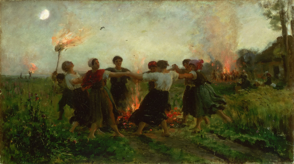 A Festa de São João por Jules Breton (1875) – Foto: Reprodução/Wikipedia
