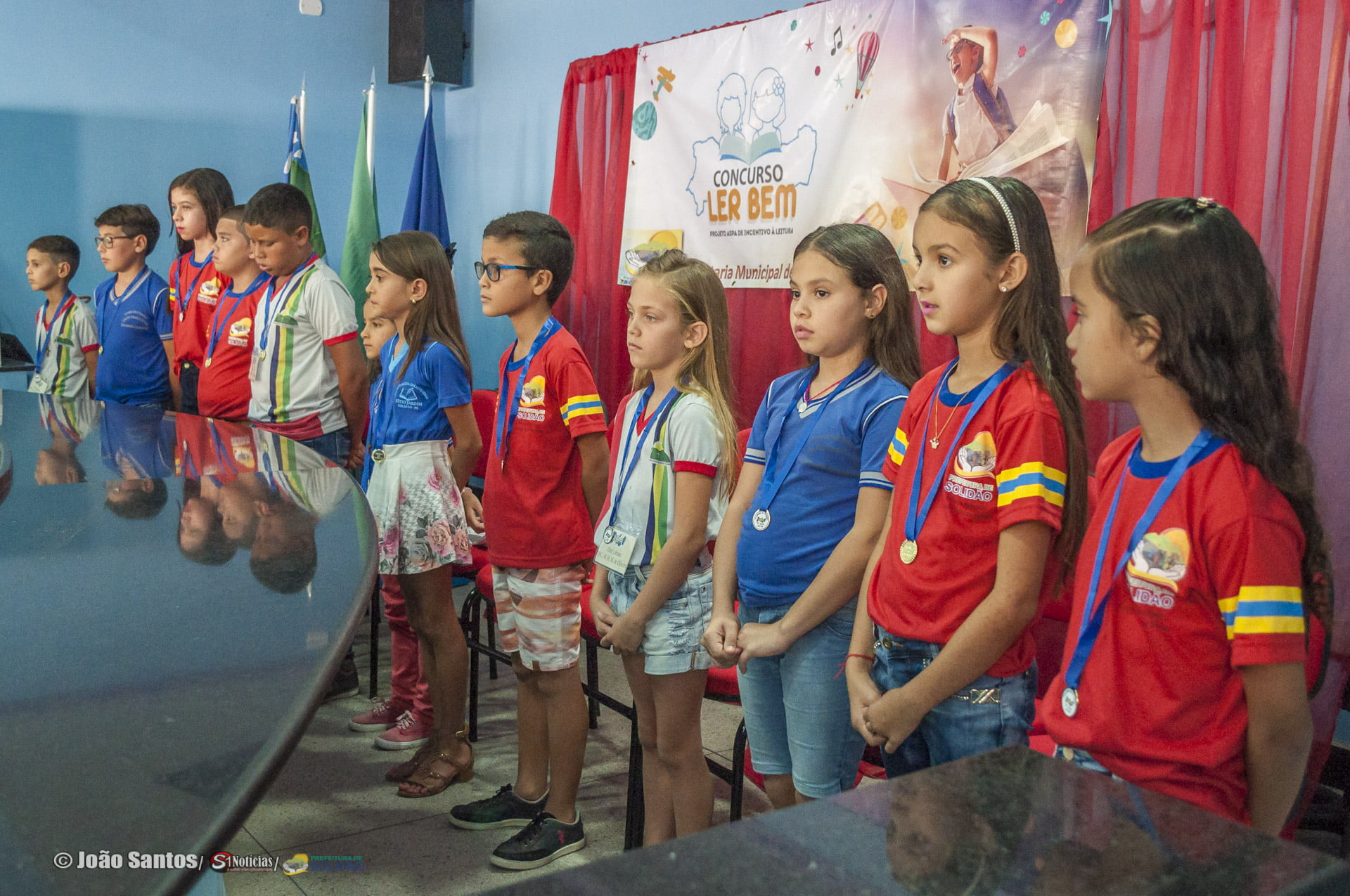 Participantes do 3º, 4º e 5º ano do Curso Ler Bem em Solidão