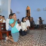 Prefeitura de Solidão e funcionários na missa do mês Mariano– Foto: João Santos/ S1 Notícias