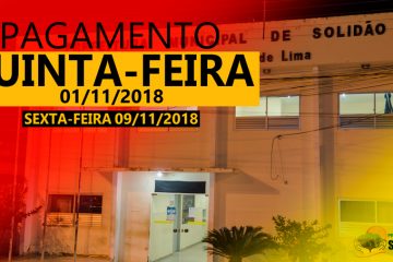 Prefeito Djalma Alves confirma pagamento de outubro de 2018