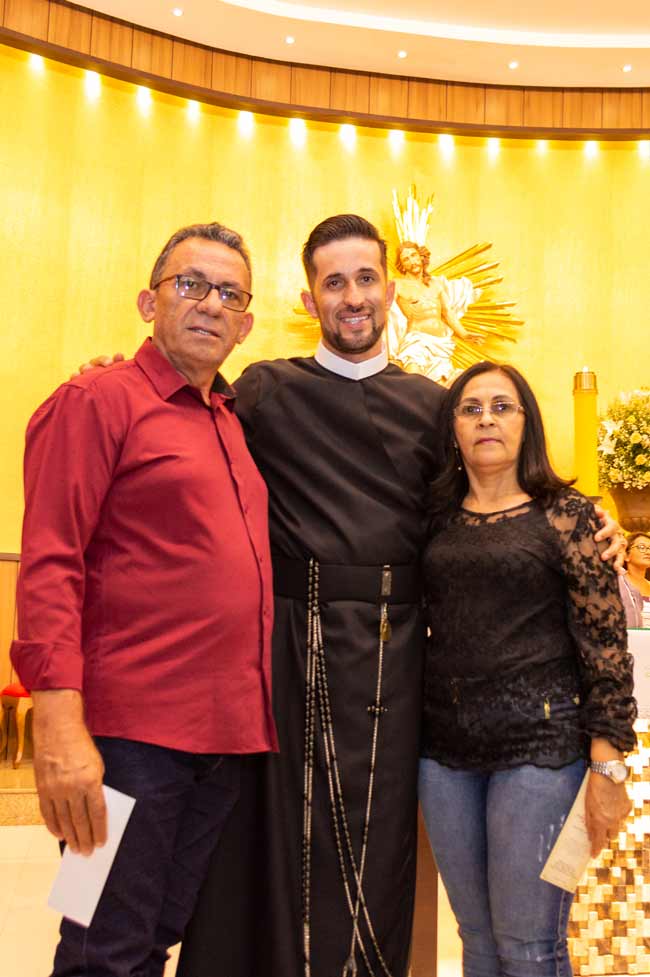 Prefeito Djalma Alves, Frater Alosman e a Primeira dama Irene –Foto/JoãoSantos