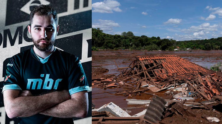 Pró player de CS:GO, FalleN arrecada R$ 33 mil para ajudar vítimas de Brumadinho