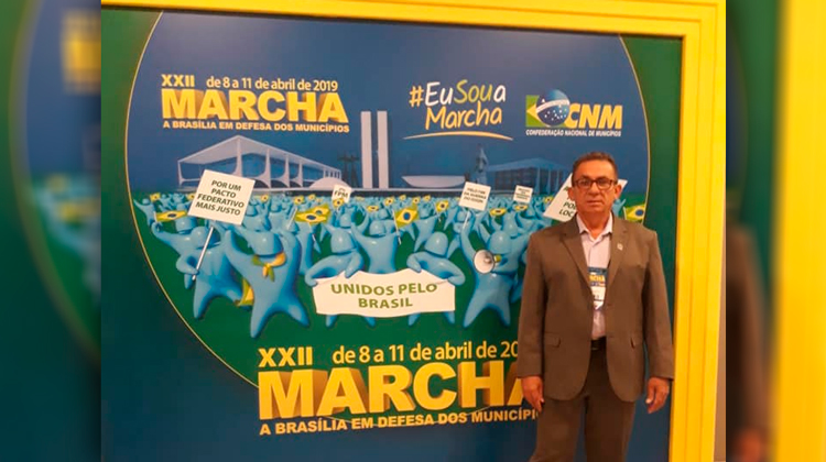 Prefeito Djalma Alves participa da macha em defesa dos municípios em Brasília