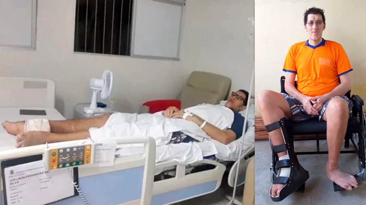 Ninão está em casa e só se locomove na cadeira de rodas - Foto: Divulgação