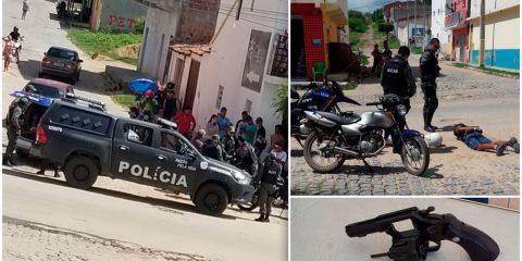 Ação rápida da Polícia prende dois homens armados em Tabira