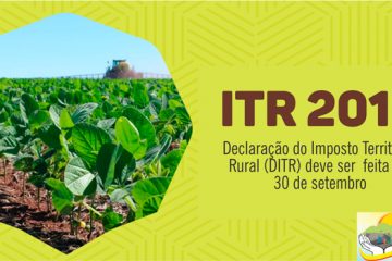 ITR 2019: Declaração de Propriedade Rural começa hoje em Solidão