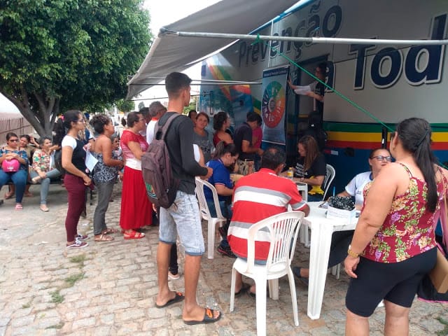 Ação de Testagem e Aconselhamento de HIV Sífilis e Hepatite B e C em Solidão PE – Foto/Girleno Veras