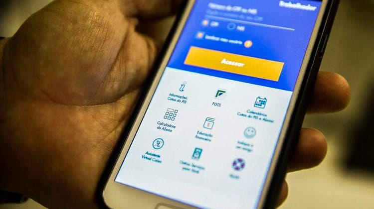 Aplicativo do FGTS permite o saque digital de recursos das contas