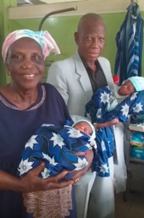 Mulher de 68 anos dá à luz a gêmeos 