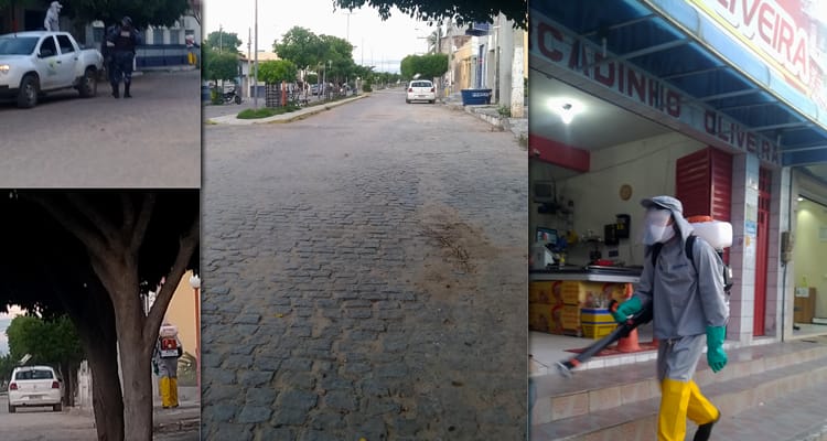 Prefeitura faz desinfecção de ruas em Solidão