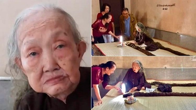 Conheça a mulher de 83 anos com o cabelo do tamanho de uma serpente