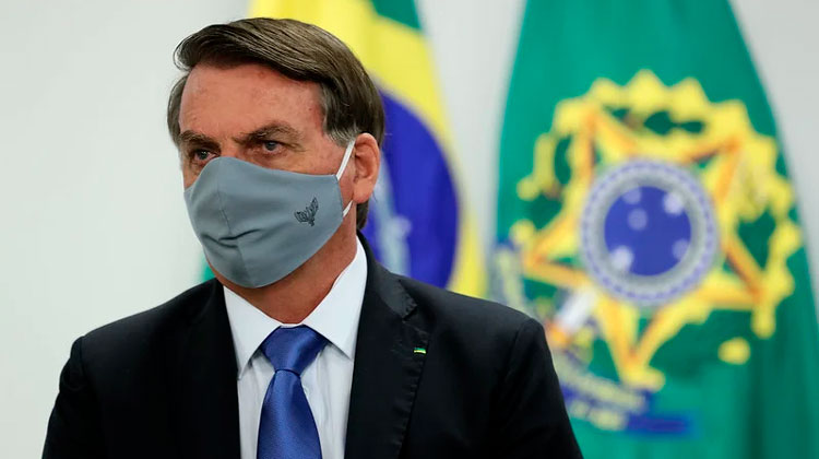 Presidente Jair Bolsonaro testa positivo para a Covid-19