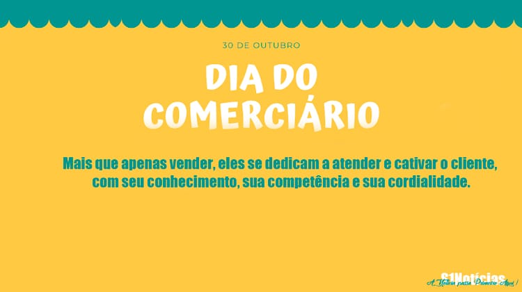 30 de outubro - Dia do Comerciário
