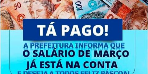 Prefeitura de Solidão confirma pagamento de Março