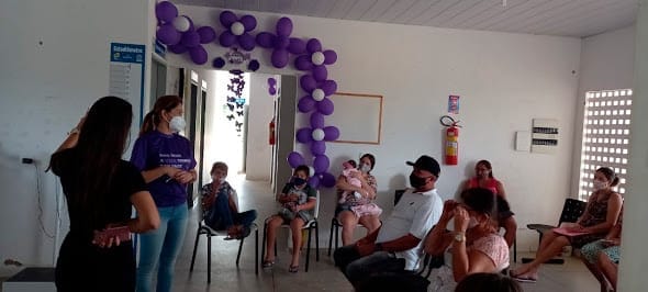 Secretaria Municipal de Saúde de Solidão realiza atividades em alusão ao mês março lilás 