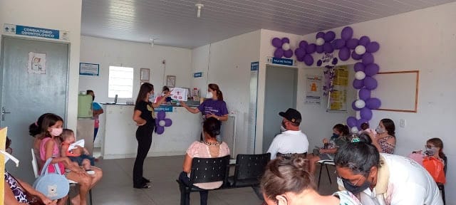 Secretaria Municipal de Saúde de Solidão realiza atividades em alusão ao mês março lilás 