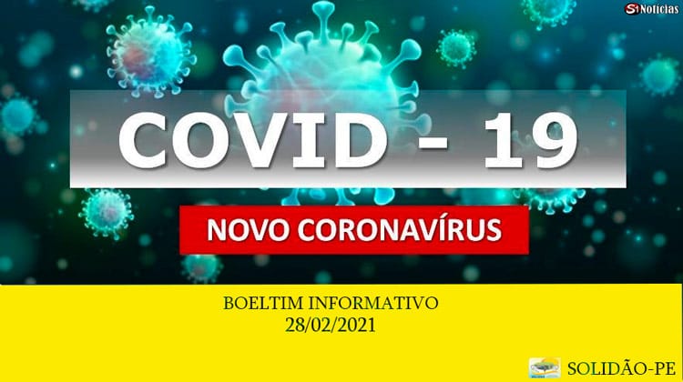 Solidão-PE: Boletim informativo Covid-19
