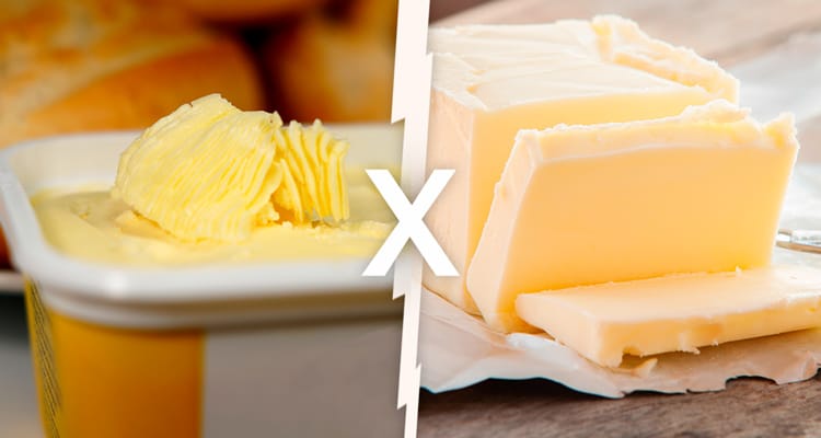 Manteiga e Margarina: qual é a diferença entre as duas?