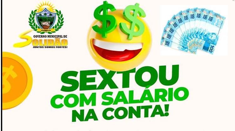 Prefeitura de Solidão confirma pagamento de Maio 2021
