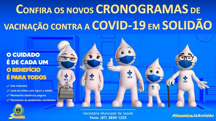 Vacinação de pessoas sem comorbidades entre 40 e 44 anos começa em Solidão-PE