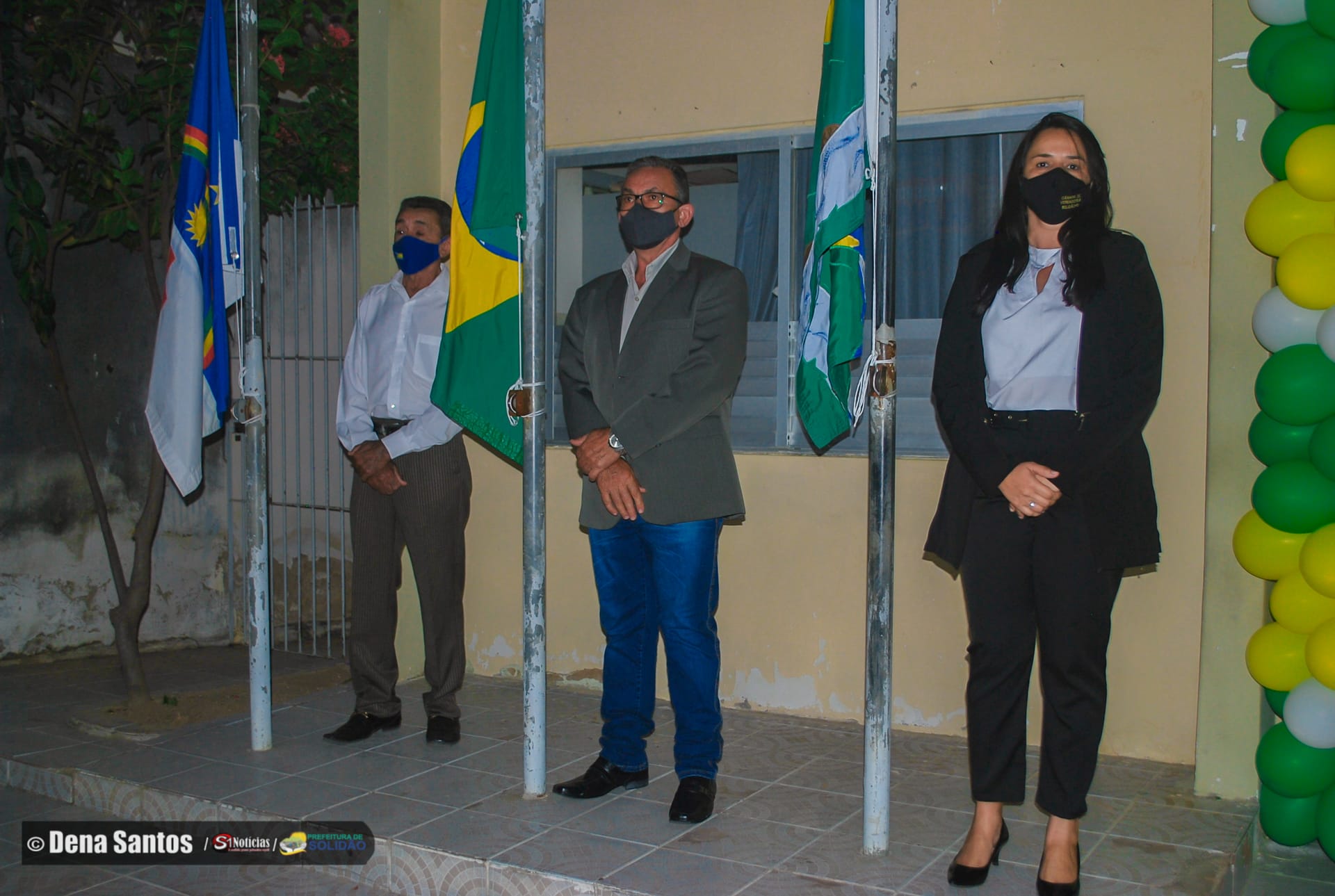 07 de setembro: Hasteamento das Bandeiras em Solidão-PE