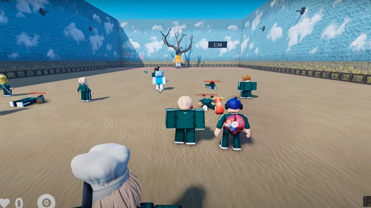 Jogadores recriam Round 6 dentro do Roblox