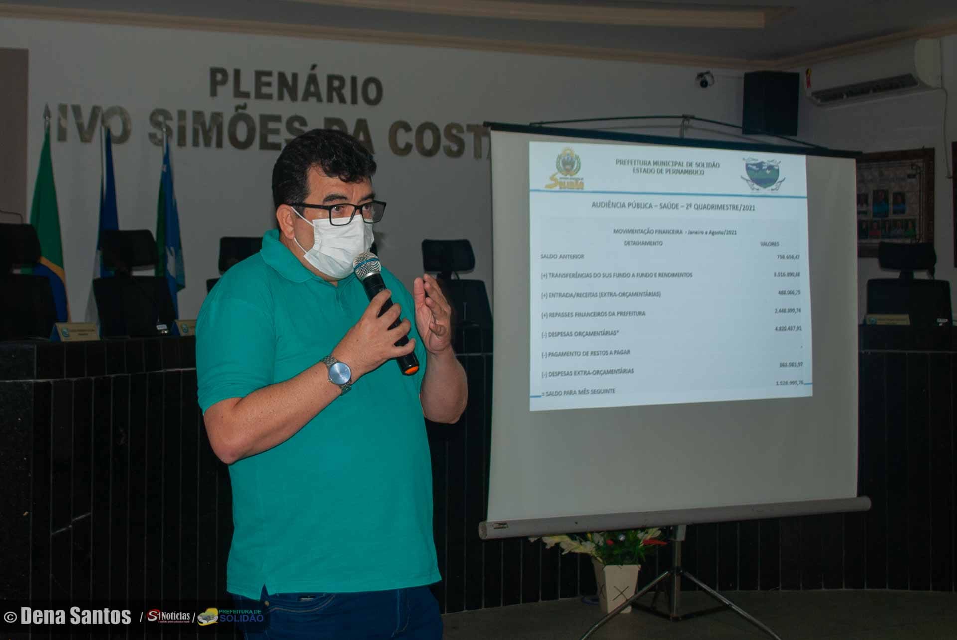 Audiência Pública de Saúde do 2º quadrimestre de 2021 é realizado em Solidão