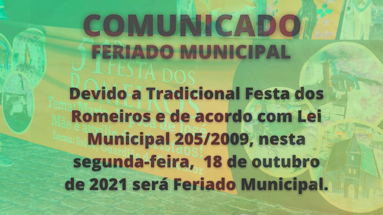 Prefeita de Solidão informa feriado municipal em 18 de outubro