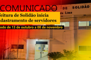 Prefeitura de Solidão inicia recadastramento de servidores