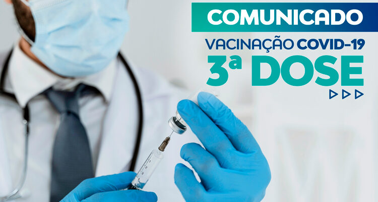 3ª da vacina começa em Idosos e profissionais da saúde em Solidão