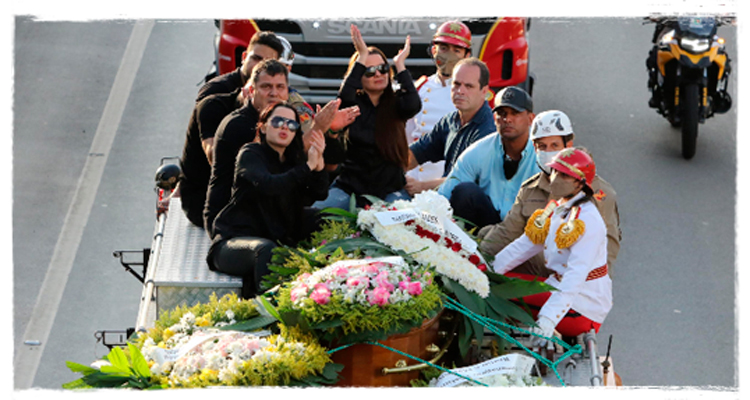 Marília Mendonça é enterrada ao lado do tio, em Goiânia