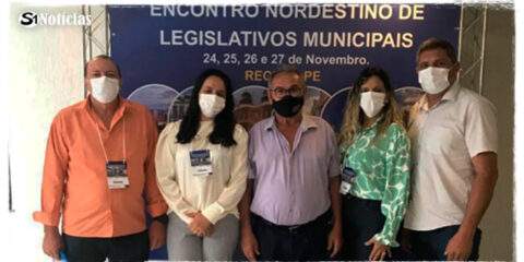 Vereadores de Solidão participam de encontro Nordestino de Legislativos Municipais