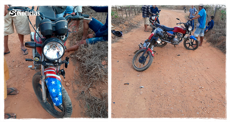 Colisão frontal entre motos deixa dois feridos em Solidão