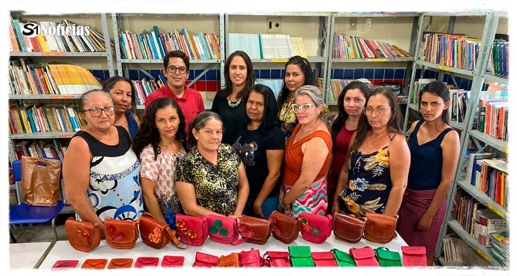 Foi concluído com êxito o curso de artesanato em couro