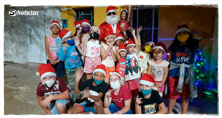 O CRAS e SCFV realizou especial de Natal em Solidão