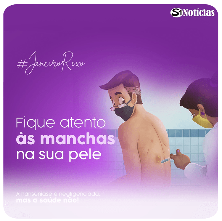 Janeiro Roxo alerta para a conscientização sobre a hanseníase