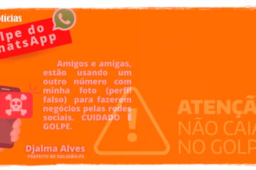 Criminosos se passam por prefeito Djalma Alves para aplicar golpes no WhatsApp
