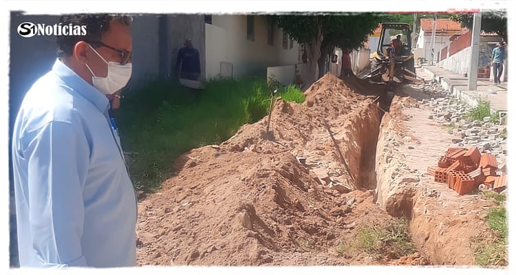 Djalma Alves inicia obra de Saneamento Básico na Rua Elizeu Luiz de Lima