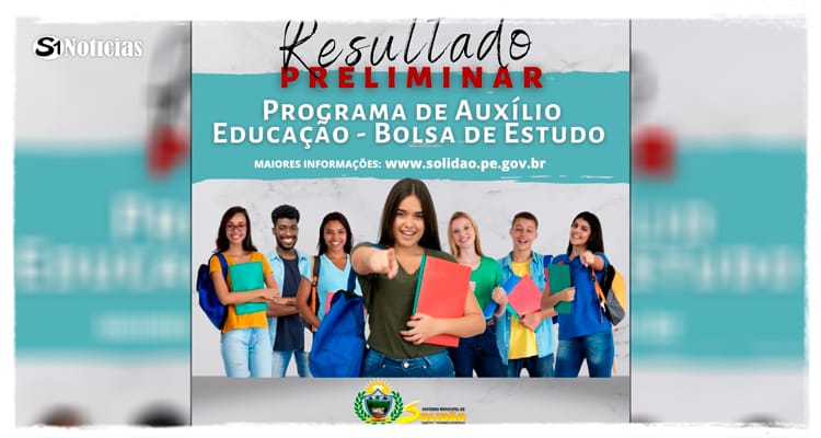 Divulgado resultado preliminar dos inscritos para o Programa Municipal de Auxílio Educação 2022
